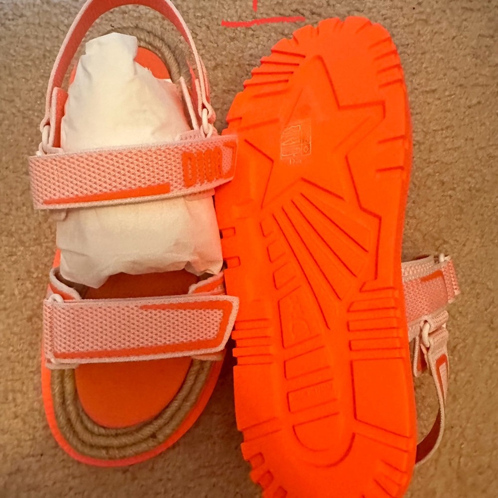 Dior sandals.